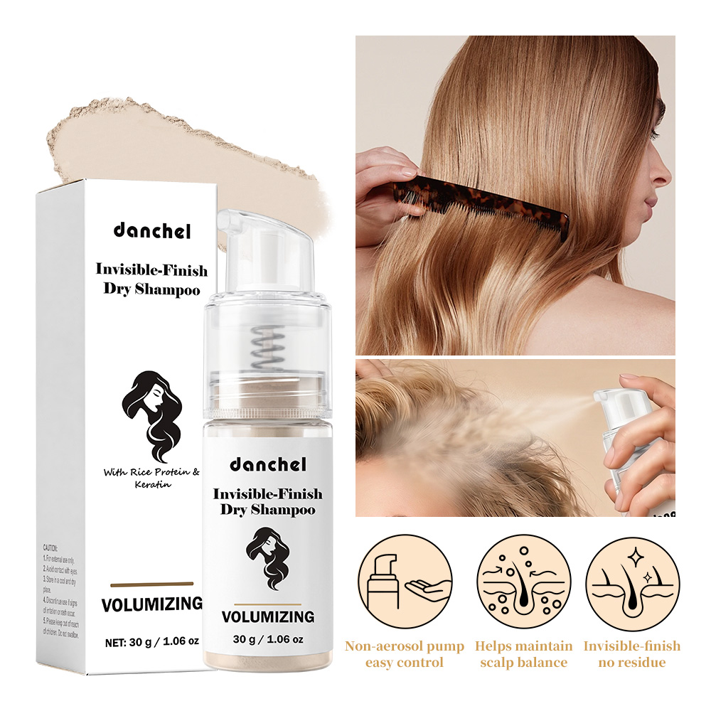 Hair Care Frizzy Hair - Мгновенный сухой шампунь-пудра для контроля жирности,