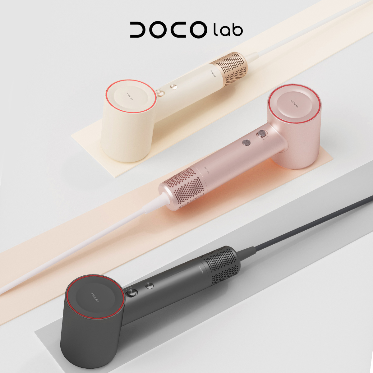 Hair Care Lab - Высокоскоростной фен DOCO, скорость ветра 75