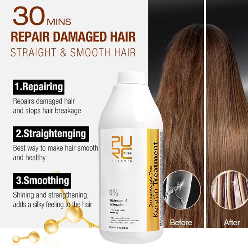 Hair Care Keratin Shampoo - 0%/5%/8%/12% Кератиновое средство для выпрямления волос