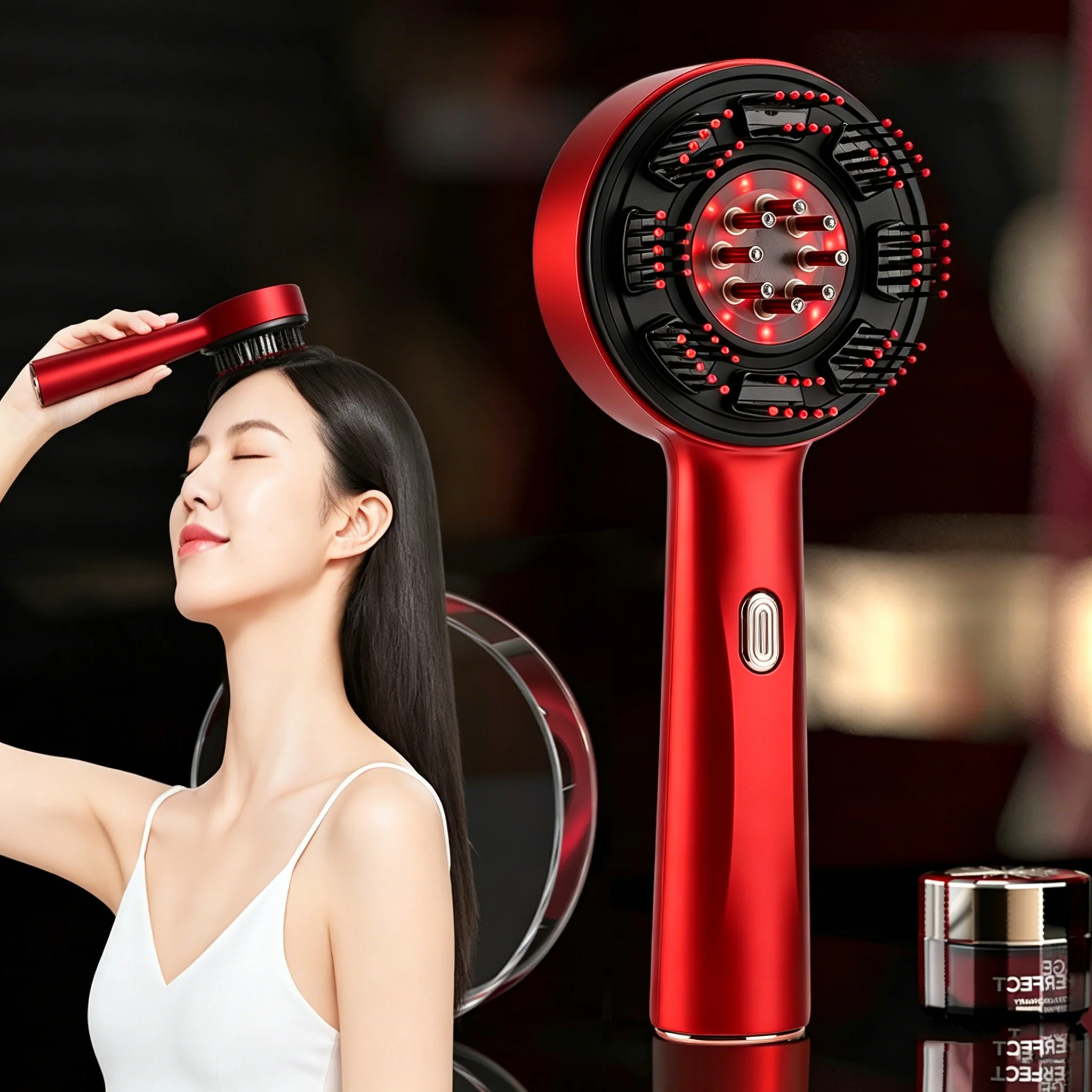 Hair Care Growth - Электрическая массажная расческа, портативный аппликатор для