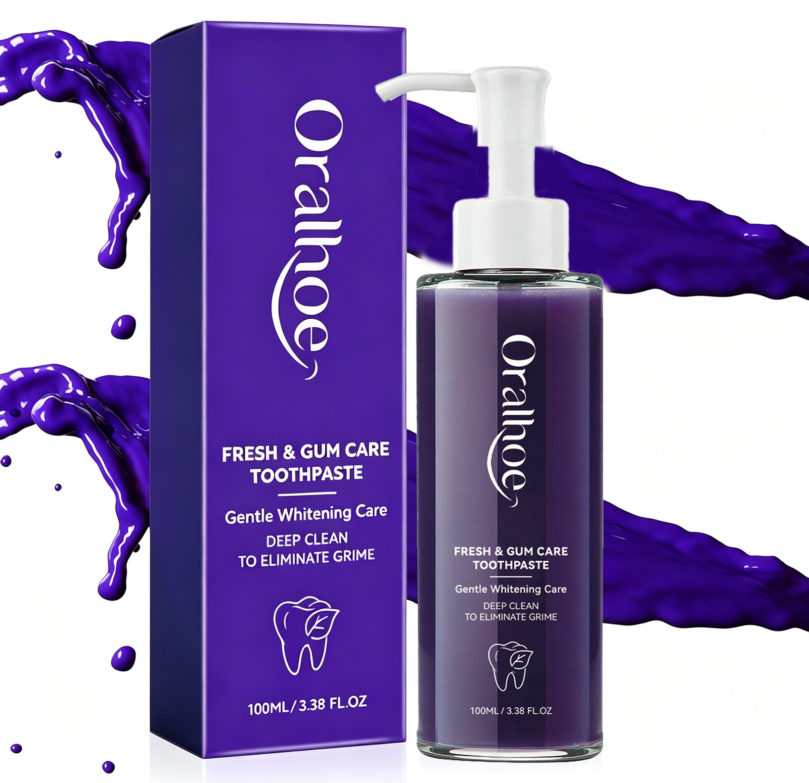 Purple Toning Shampoo - Фиолетовая зубная паста для отбеливания зубов,