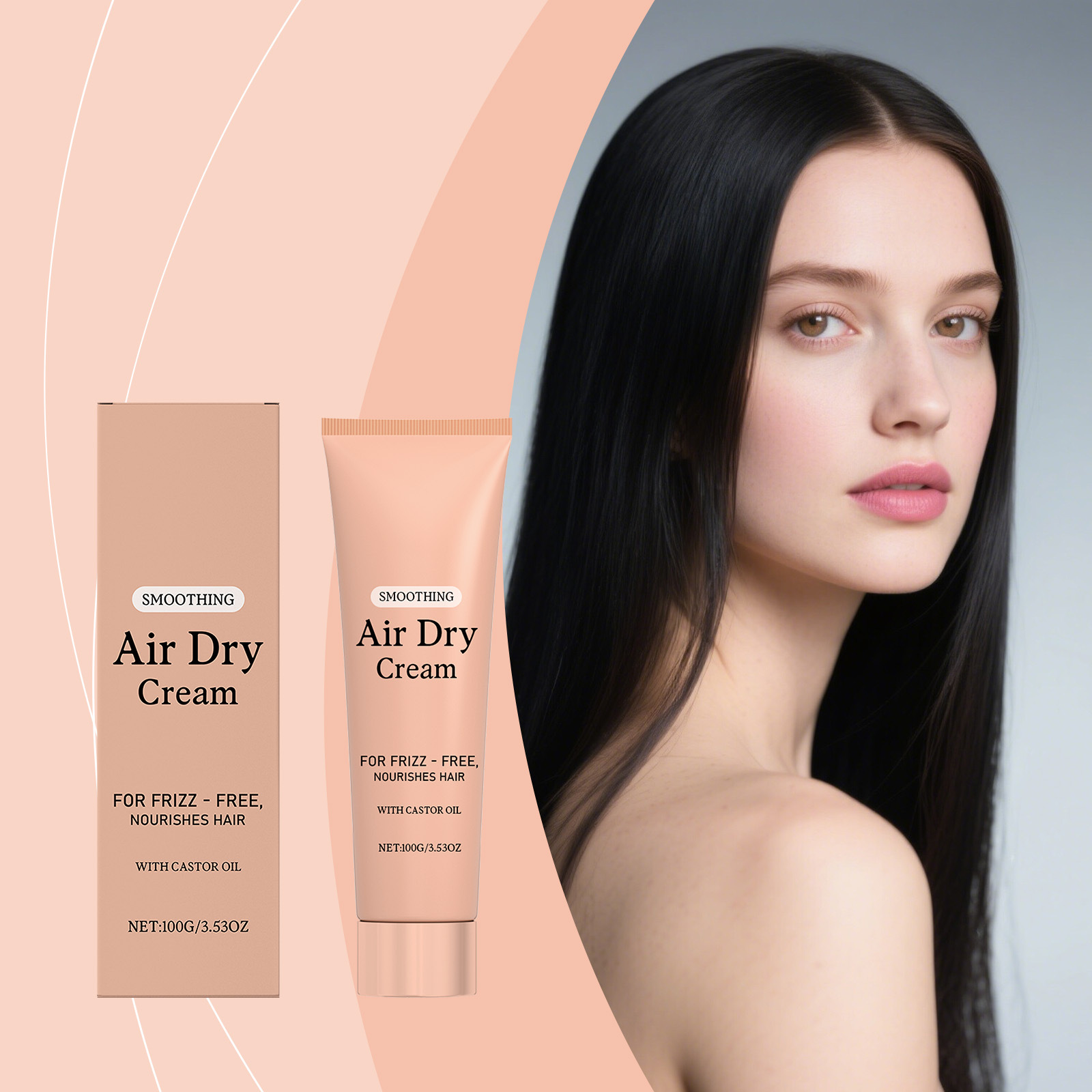 Hair Care Frizzy Hair - Крем для укладки волос, разглаживающий, против