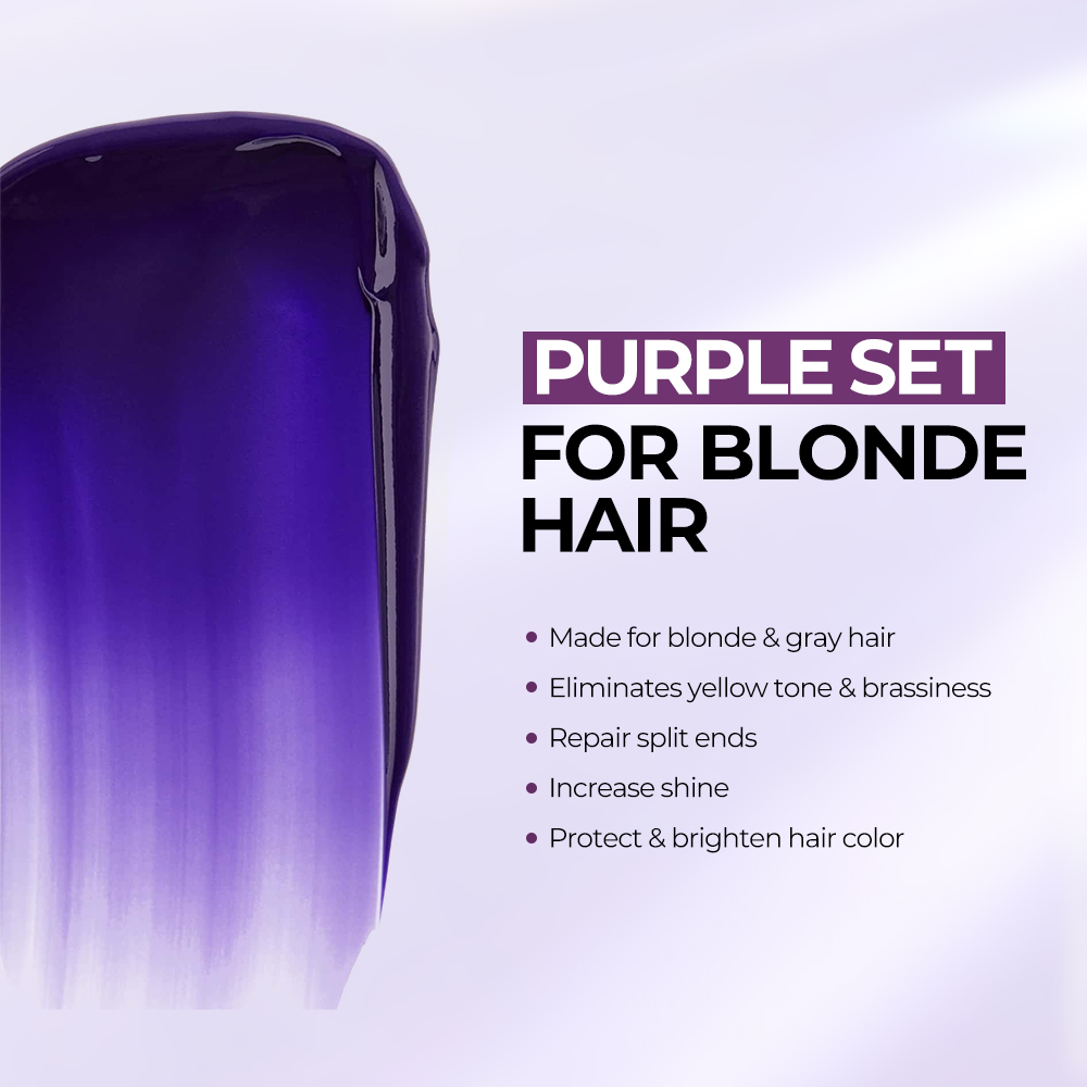 Фиолетовая маска для волос Kar – обзор и цена Purple Toning Shampoo