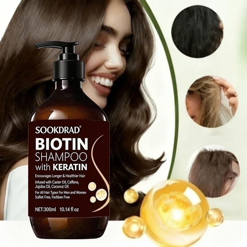 Шампунь для волос с биотином и – обзор и цена Hair Care Keratin Shampoo
