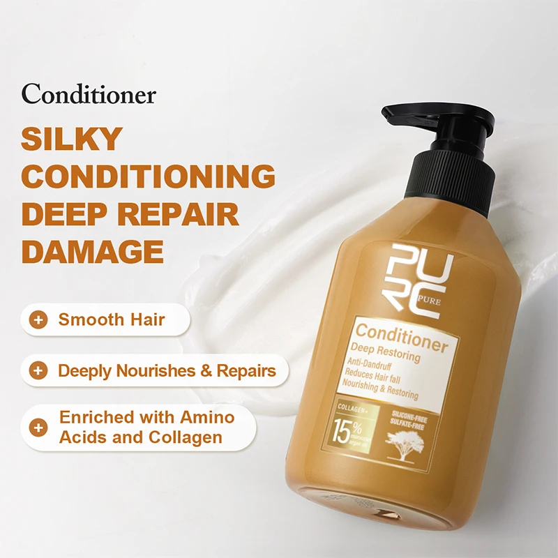 PURC Марокко Шампунь с арганов – обзор и цена Hair Care Keratin Shampoo