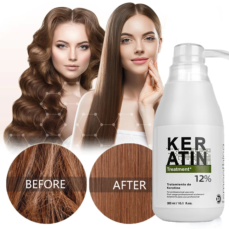 Профессиональное Кератиновое л – обзор и цена Hair Care Keratin Shampoo