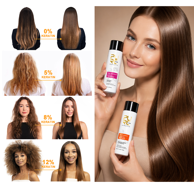 PURC Бразильский кератиновый у – обзор и цена Hair Care Keratin Shampoo