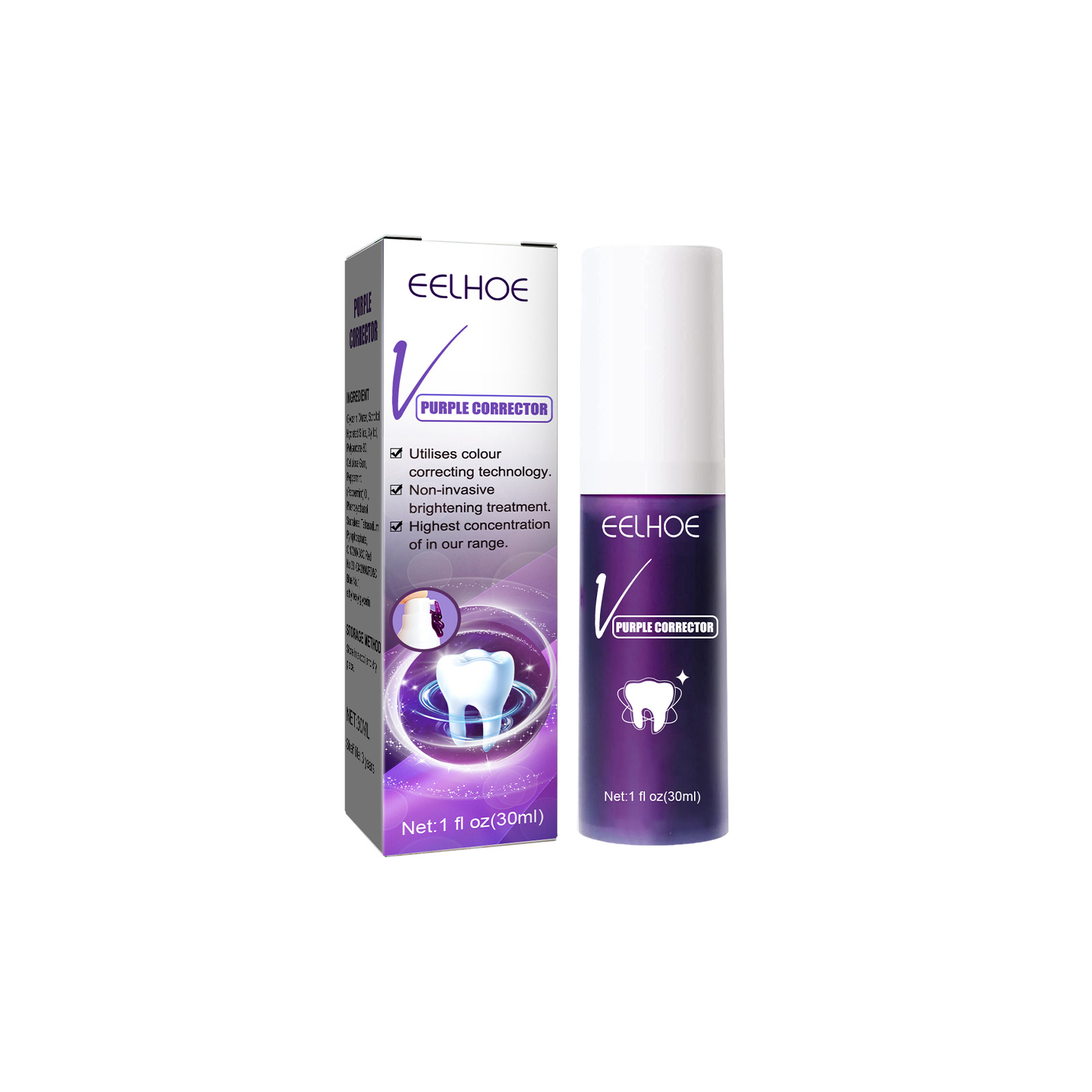 EELHOE фиолетовый корректор, о – обзор и цена Purple Toning Shampoo