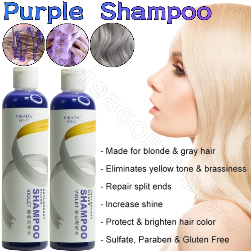 Фиолетовый шампунь Блондинка П – обзор и цена Purple Toning Shampoo