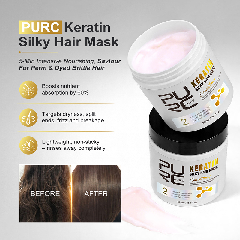 Набор для ухода за волосами PU – обзор и цена Hair Care Keratin Shampoo
