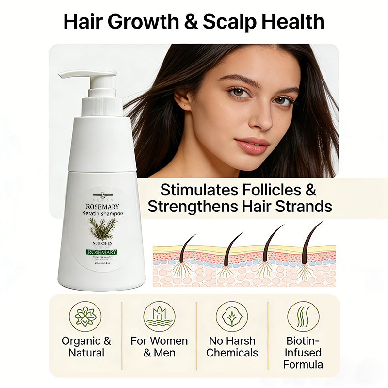 Натуральный шампунь с розмарин – обзор и цена Hair Care Keratin Shampoo