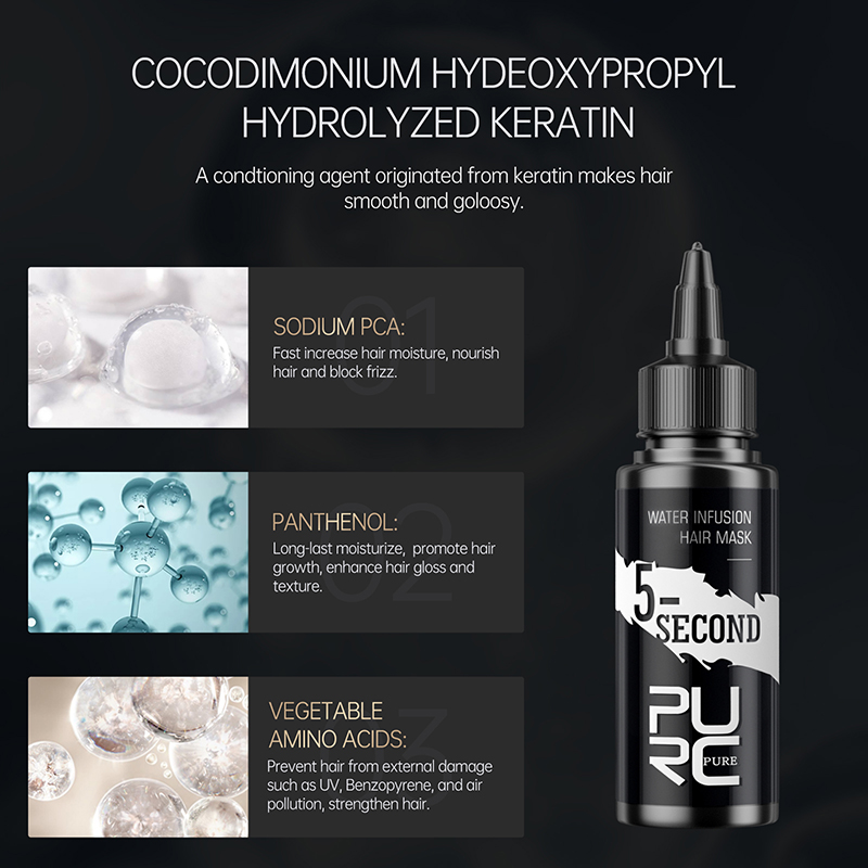PURC Лечение волос 5-секундная – обзор и цена Hair Care Keratin Treatment