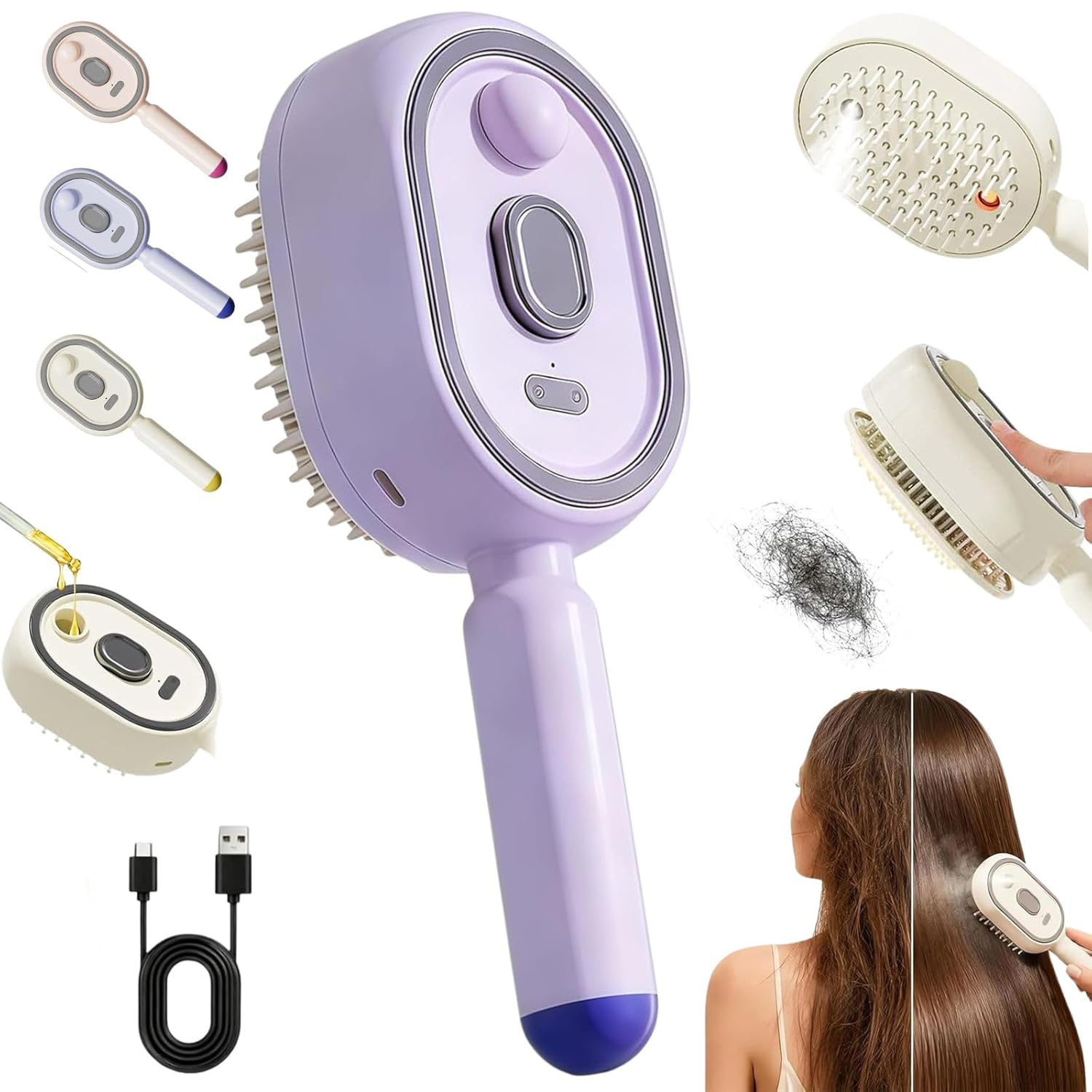 Электрическая расческа-массаже – обзор и цена Hair Care Frizzy Hair