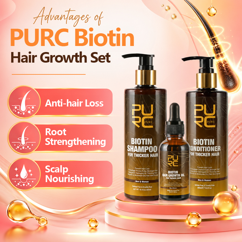 PURC биотин, масло для роста в – обзор и цена Hair Care Keratin Shampoo