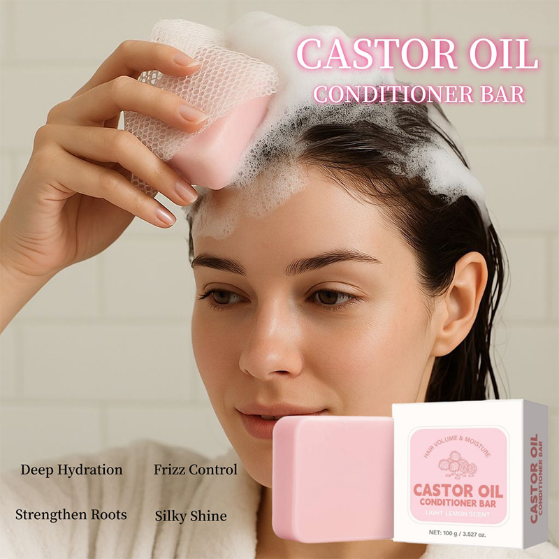 Мыло-кондиционер с касторовым  – обзор и цена Hair Care Frizzy Hair